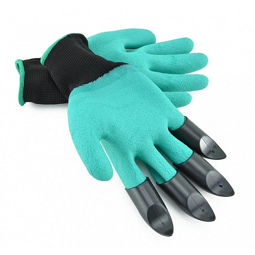 Рукавички садові з пазурами Garden Genie Gloves для саду та городу (Fr432q)