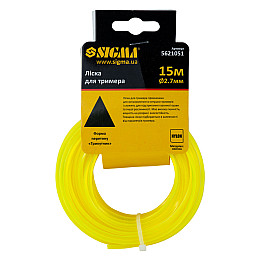 Леска Sigma для триммера треугольник Ø2.7мм 15м (5621051)