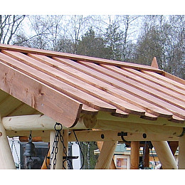 Мiсце для вiдпочинку в саду з платформою CRUZO, що гойдається, скандинавська сосна (ks0007)