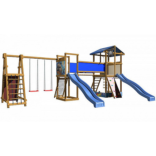 Детская игровая площадка для улицы / двора / дачи / пляжа SportBaby-12 SportBaby