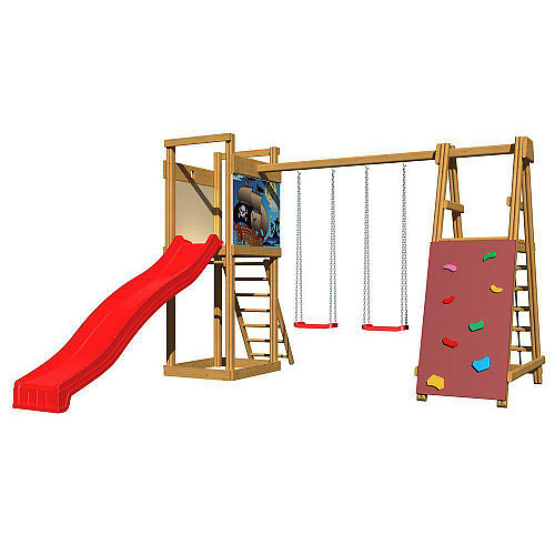 Детская игровая площадка для улицы / двора / дачи / пляжа SportBaby-6 SportBaby
