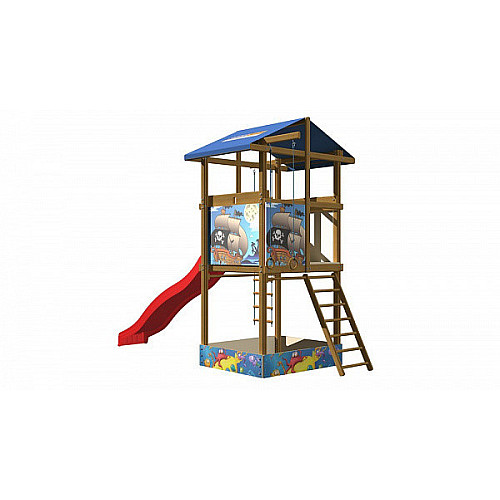 Детская игровая площадка для улицы / двора / дачи / пляжа SportBaby-7 SportBaby