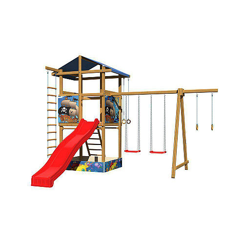 Детская игровая площадка для улицы / двора / дачи / пляжа SportBaby-8 SportBaby