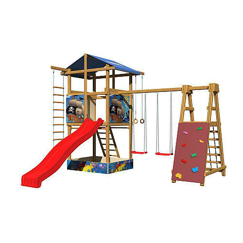 Детская игровая площадка для улицы / двора / дачи / пляжа SportBaby-9 SportBaby