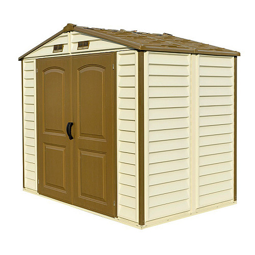 Сарай пластиковий StoreAll 245x168x220 см слонова кістка Duramax