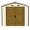 Сарай пластиковий StoreAll 245x168x220 см слонова кістка Duramax