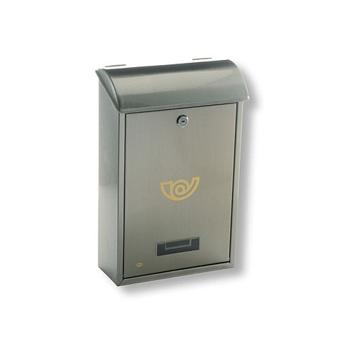 Поштова скринька Мод 2 400X250X100 Mm Нержавіюча сталь Amig 10426