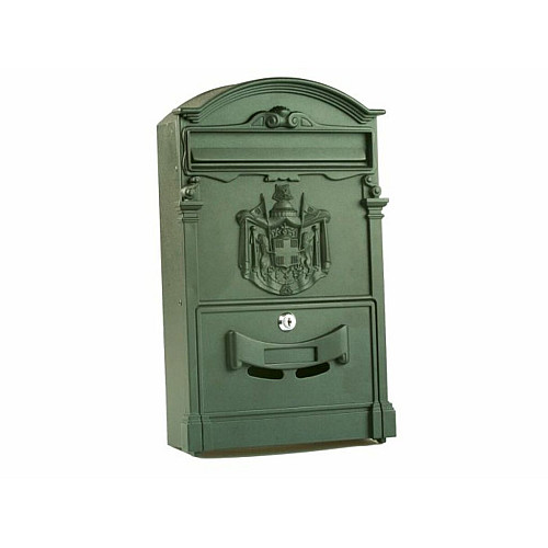 Почтовый Ящик Мод 4 405X255X85 Mm Герб Зелёный Amig 12213
