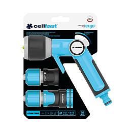 Комплект Ergo с многофункциональным пистолетным оросителем 3/4'' Cellfast