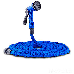 Шланг садовый поливочный с распылителем MAGIC HOSE 87533 15 м Синий