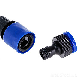 Шланг садовый поливочный с распылителем MAGIC HOSE 87533 15 м Синий