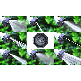 Шланг садовый поливочный с распылителем MAGIC HOSE 87533 15 м Зеленый (hub_go6fgq)