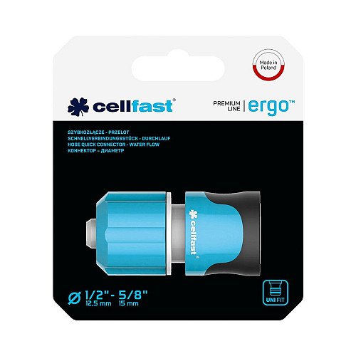 Конектор Ergo 1/2"-5/8" Cellfast