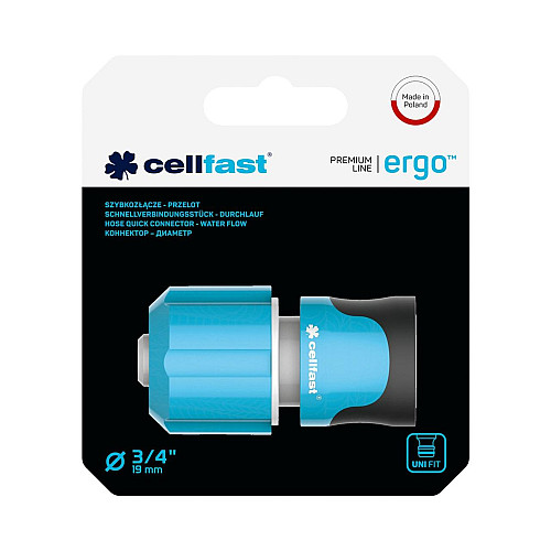 Конектор Ergo 3/4" Cellfast