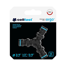 Соединитель - тройник Ergo Cellfast
