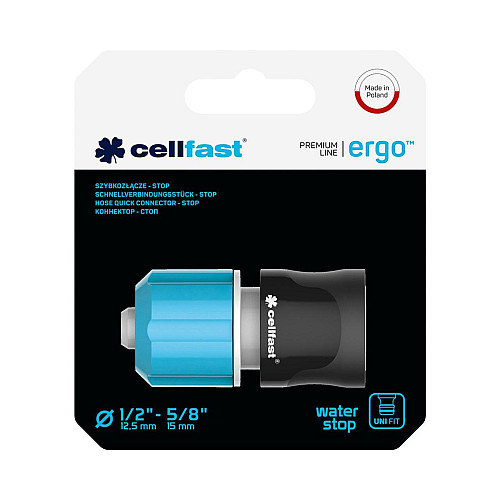 Коннектор - стоп Ergo 1/2'' Cellfast