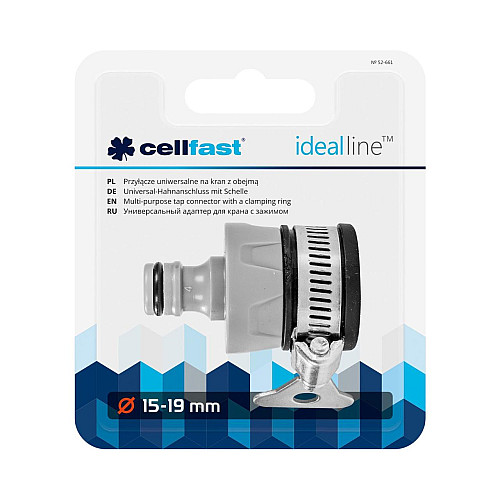 Универсальный адаптер для крана с зажимом Ideal Cellfast