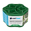 Бордюр газонний хвилястий / зелений / 10 см x 9 м Cellfast