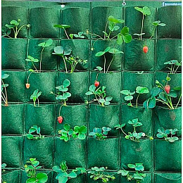 Горшки из фетра в сад TELOS 60*40см 6 ячеек (карт-3435)