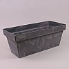Балконный ящик Cube Case Beton Effect маренго 40см. Flora 90355 (SKL0200)