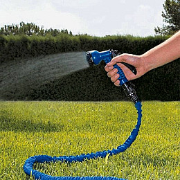 Шланг садовий поливочний Magic hose Xhose 22.5 метра і насадка з потужним інтенсивним розпиленням + Ороситель 12 в 1 Fresh Garden