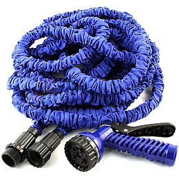 Шланг садовый поливочный Magic hose Xhose 45 метров и насадка с мощным интенсивным распылением+Ороситель 12в1 Fresh Garden