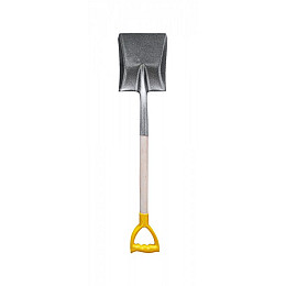 Лопата совковая Mastertool с черенком и ручкой 225х275х490 мм 1200 мм молотковая покраска 14-6269