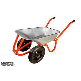 Тачка садово-строительная двухколесная MASTERTOOL 85 л 250 кг 79-9846