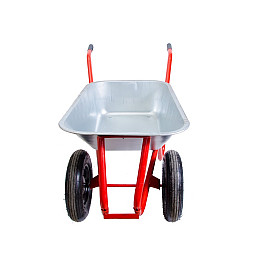Тачка садово-строительная двухколесная MASTERTOOL 100 л 230 кг 79-9854