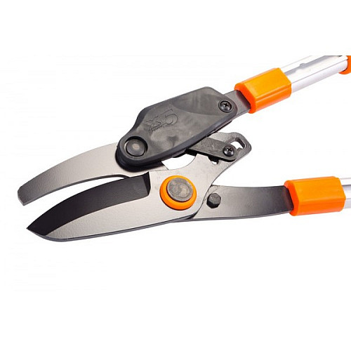 Сучкоріз MASTERTOOL з храповим механізмом телескопічні ручки 700-1030 мм тефлон AL ручки ковадло 14-6126