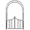 Арка садовая-пергола GardenLine PERG-N6092 138 x 40 x 240 см Чорний