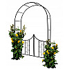 Арка садовая-пергола GardenLine PERG-N6092 138 x 40 x 240 см Чорний