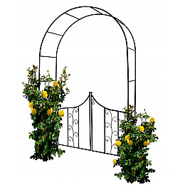 Арка садовая-пергола GardenLine PERG-N6092 138 x 40 x 240 см Чорний