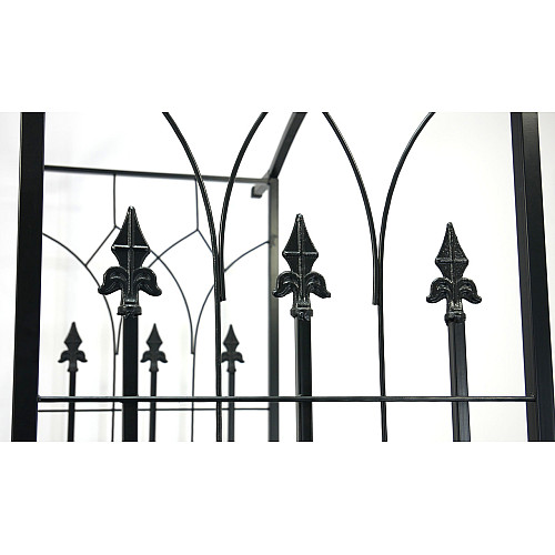 Арка садова-пергола GardenLine DEN9074 106 x 50 x 217 см Чорний