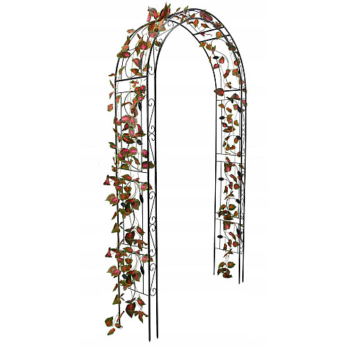 Арка садова-пергола GardenLine DEN9036 130 X 39 X 260 см Чорний