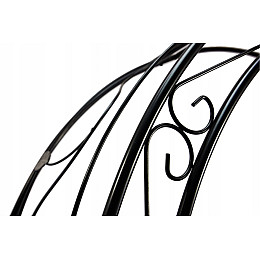 Арка садова-пергола GardenLine DEN9036 130 X 39 X 260 см Чорний
