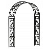 Арка садова-пергола GardenLine Vinto Black 150 x 40 x 250cm