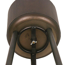 Кашпо металлическое на ножках Flora 34128 59х20 см Темно-коричневый (SK000240)