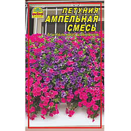 Семена Петуния Насіння країни Ампельная смесь 0,05 г 500 шт