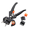 Cекатор прививочний RIAS Grafting Tool з 3 ножами для обрізки і прививки дерев (3_01051)