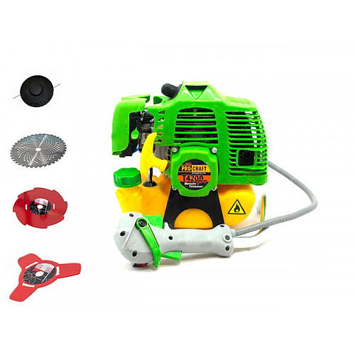 Мотокоса Procraft T-4200 PRO FREE TOOLS 3 ножа + 1 катушка