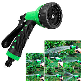 Набір поливочний шланг BlueBird BB-2301 15м на катушці пістолет з розпилювачем 7-ми режимний (11001-58454)