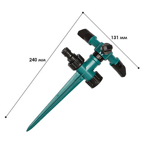 Дождеватель круговой с вращающейся головкой BlueBird BB-3111-1C (11015-61295)
