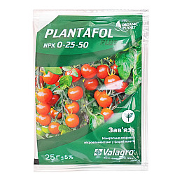 Добриво Organic Planet PLANTAFOL зав'язь NPK 0.25.50 25 г