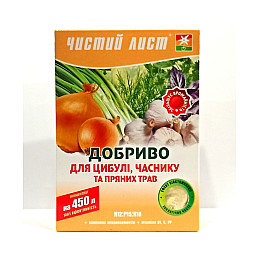 Кристаллическое удобрение Kvitofor Чистый лист для лука и чеснока 300 г