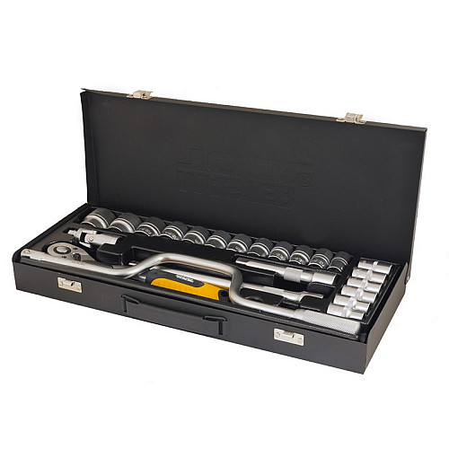 Набор насадок торцевых MASTERTOOL PROFI CrV 1/2" 10-32 мм 24 шт (78-4125)