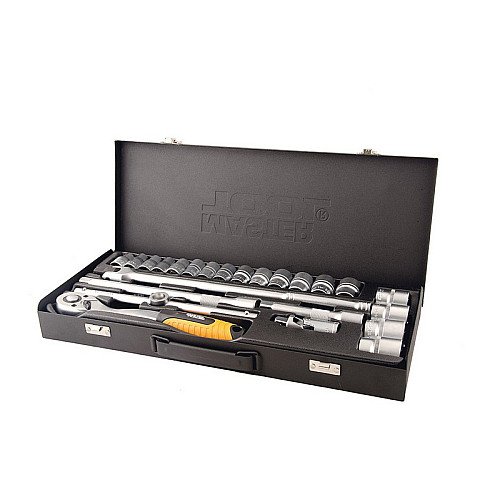 Набір насадок торцевих MASTERTOOL PROFI CrV 1/2" 10-32 мм 24 шт (78-4124)