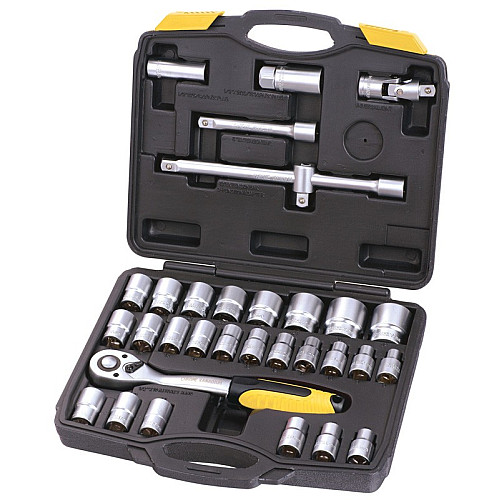 Набор насадок торцевых MASTERTOOL PROFI CrV 1/2" 8-32 мм 32 шт (78-4032)
