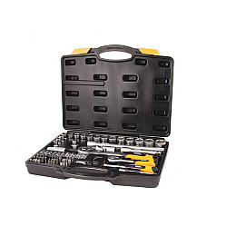 Набор насадок торцевых MASTERTOOL PROFI CrV 1/4"-1/2" 72 шт (78-5072-PF)
