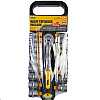 Набор насадок торцевых MASTERTOOL CRV 3/8" 6-24 мм удлинитель 150 мм 21 шт (78-3821)